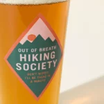 Out Of Breath Hiking Society Pint Glass 1