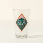 Out Of Breath Hiking Society Pint Glass 2