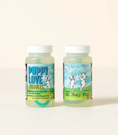 Peanut Butter Puppy Bubbles - Set Of 2