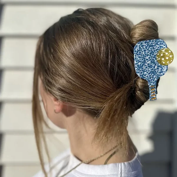 Pickleball Paddle Hair Clip