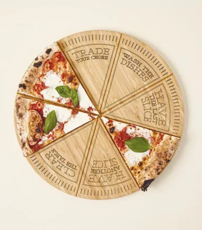 Pizza Roulette Cut & Serve Board