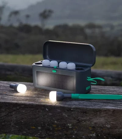 Portable Solar Campsite Stakes