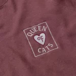 Queen Of Cats Embroidered Sweatshirt 1