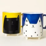 Quirky Cat Footed Mug 1