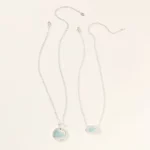 Raw Aquamarine Glacier Necklace 1