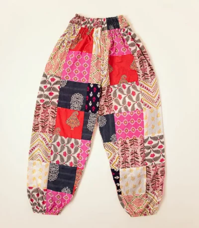 Repurposed Cotton Sari Lounge Pants