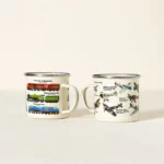 Retro Planes Or Trains Mug 1