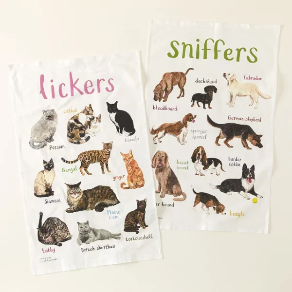 Rude Pets Tea Towels