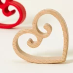 Scandinavian Wooden Heart 1