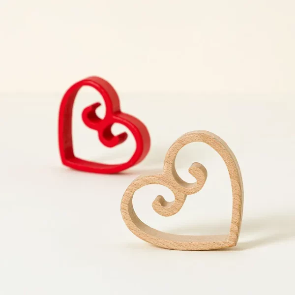 Scandinavian Wooden Heart