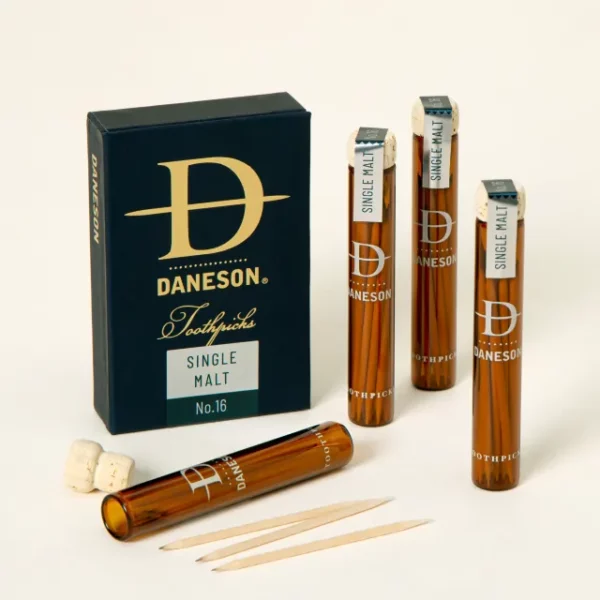 Scotch-infused Toothpicks Gift Set