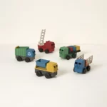 Set Of 5 Mix & Match Puzzle Trucks