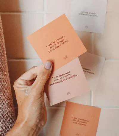 Shower Affirmation Set