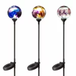 Solar Light Garden Stake - Flower Globes 1