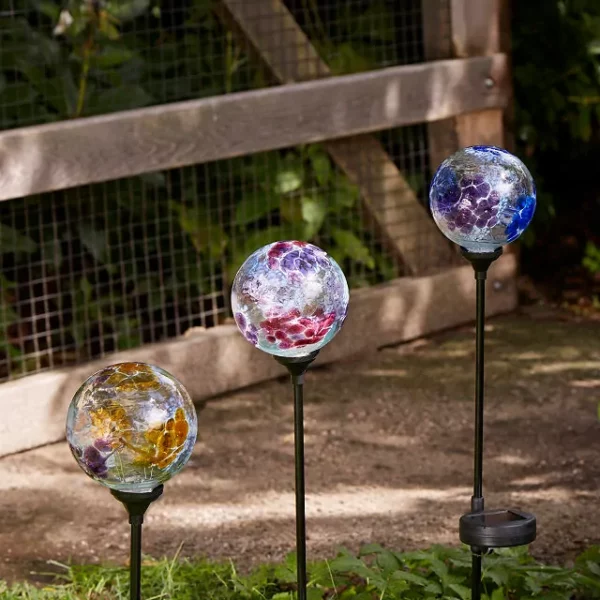 Solar Light Garden Stake - Flower Globes