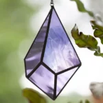 Stained Glass Gemstone Suncatcher 2