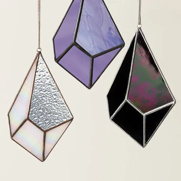 Stained Glass Gemstone Suncatcher