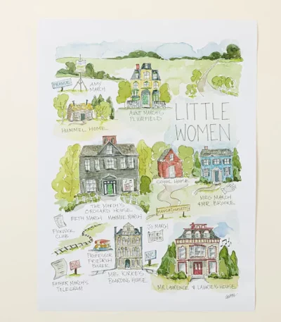 Storybook Map Print