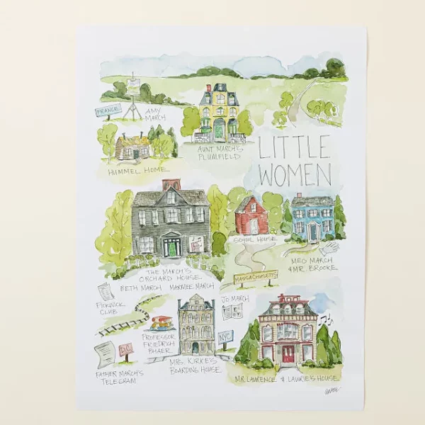 Storybook Map Print