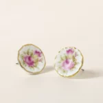 Tea Saucer Stud Earrings 1