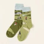 Tee Time Mismatched Golfer's Socks 1