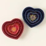 Turkish Lace Nesting Heart Bowls - Set Of 3 1