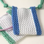 Upcycled Crochet Phone Bag 1