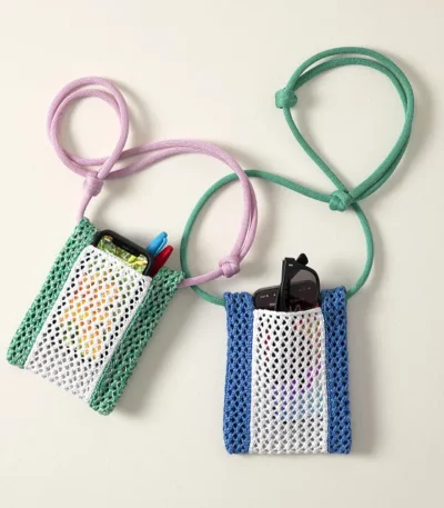 Upcycled Crochet Phone Bag