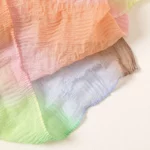 Watercolor Rainbow Crinkle Scarf 2