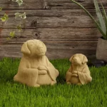 Zen Dog Garden Sculpture