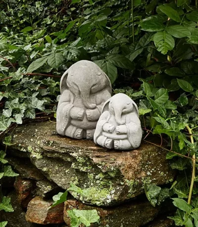 Zen Elephant Garden Sculpture