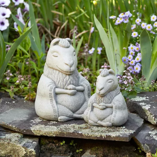 Zen Llama Garden Sculpture